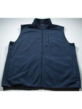 Men's Chaps Ralph Lauren Vest Blue 2XL Full Zip